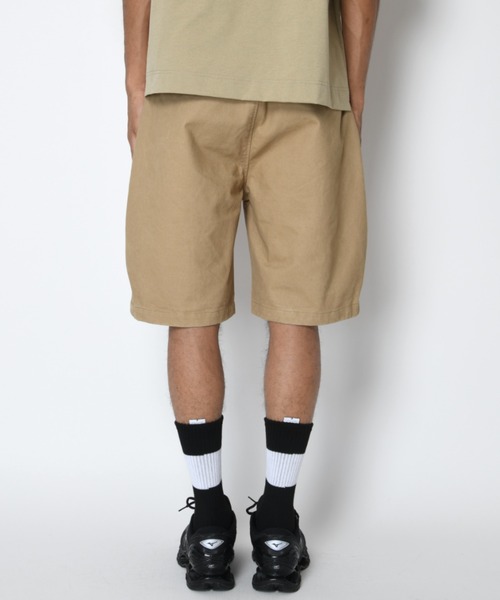 SUPERTHANKS(スーパーサンクス)の「ピグメント加工サイドタックショートパンツPigment dyed Twill side-tuck shorts(その他パンツ・メンズ・ベージュ/ブラック/アイボリー・L/M/S)」の12枚目の写真