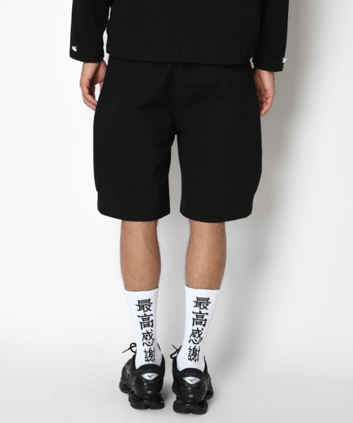 SUPERTHANKS(スーパーサンクス)の「ピグメント加工サイドタックショートパンツPigment dyed Twill side-tuck shorts(その他パンツ・メンズ・ベージュ/ブラック/アイボリー・L/M/S)」の16枚目の写真