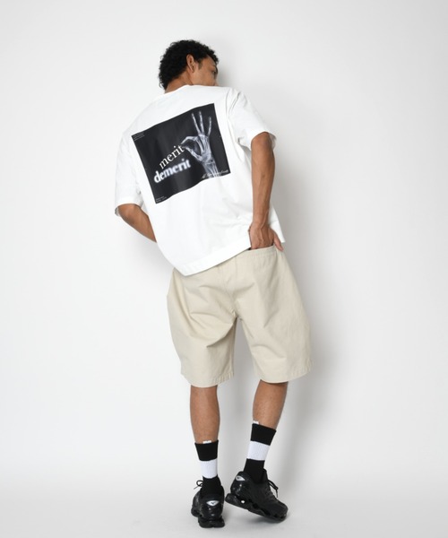 SUPERTHANKS(スーパーサンクス)の「ピグメント加工サイドタックショートパンツPigment dyed Twill side-tuck shorts(その他パンツ・メンズ・ベージュ/ブラック/アイボリー・L/M/S)」の5枚目の写真
