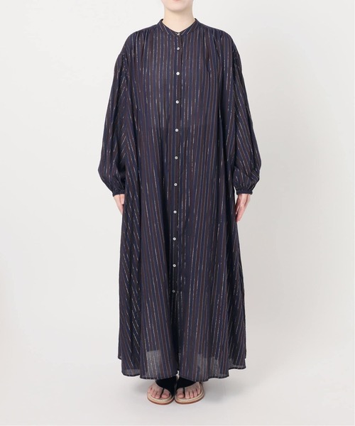 Spick & Span（スピックアンドスパン）の「《WEB限定 / 追加》HYUストライプギャザーシャツワンピース（ワンピース・レディース・その他4・38/36）」の8枚目の写真