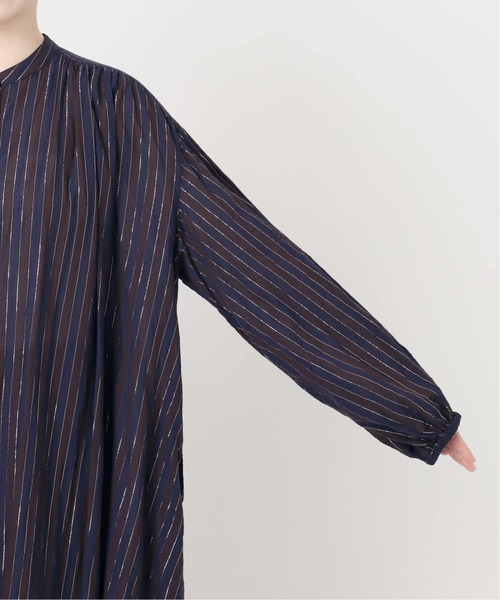 Spick & Span（スピックアンドスパン）の「《WEB限定 / 追加》HYUストライプギャザーシャツワンピース（ワンピース・レディース・その他4・38/36）」の12枚目の写真