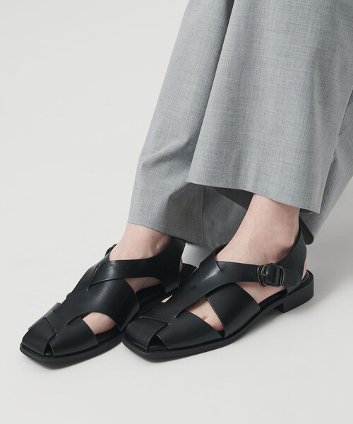 BEAUTY&YOUTH UNITED ARROWS（ビューティーアンドユースユナイテッドアローズ）の「ヘンケイライン グルカサンダル（サンダル・レディース・ブラック/ライトピンク・36/37/38）」の17枚目の写真