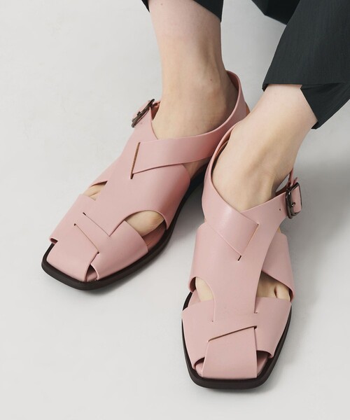 BEAUTY&YOUTH UNITED ARROWS（ビューティーアンドユースユナイテッドアローズ）の「ヘンケイライン グルカサンダル（サンダル・レディース・ブラック/ライトピンク・36/37/38）」の19枚目の写真