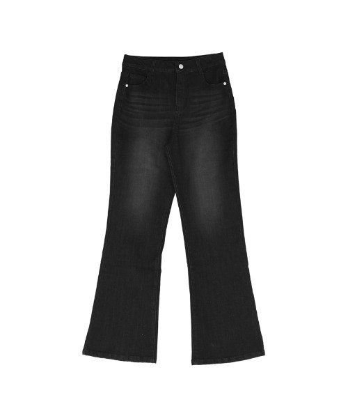 Re:EDIT（リエディ）の「[DENIM COLLECTION][2026S/S COLLECTION][低身長/高身長/大きいサイズ有]ストレッチデニムキックフレアパンツ（デニムパンツ・レディース・ブルー/ブラック/ネイビー・SHORT/AM/MEDIUM/TALL/LARGE/X-LARGE）」の15枚目の写真