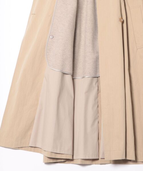 Scrap Book（スクラップブック）の「【Scrap Book】ライナー付きロングコート（その他アウター・レディース・ホワイト/ベージュ・FREE）」の4枚目の写真