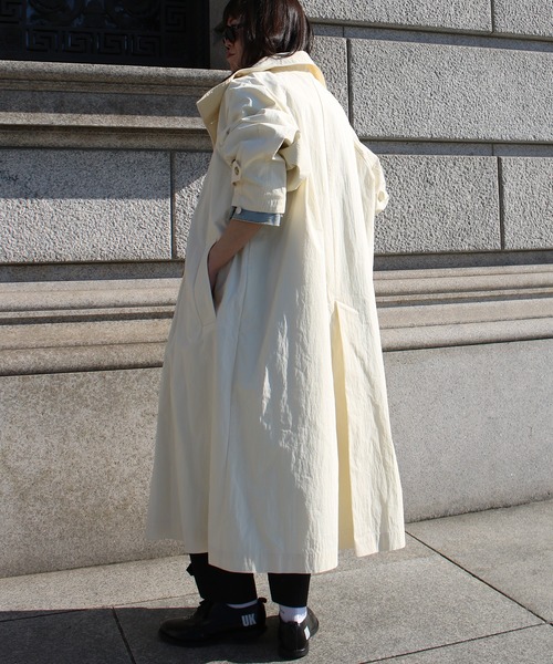 Scrap Book（スクラップブック）の「【Scrap Book】ライナー付きロングコート（その他アウター・レディース・ホワイト/ベージュ・FREE）」の6枚目の写真