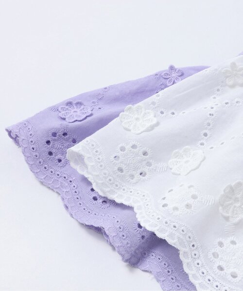 apres les cours（アプレレクール）の「レースビスチェ・リボンワッフルトップスセット（Tシャツ/カットソー・キッズ・その他2/ラベンダー・80/90/100/110/120/130/140）」の11枚目の写真