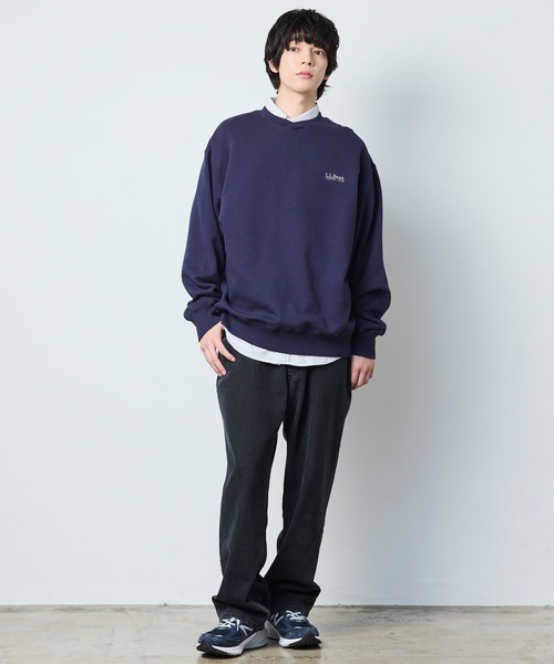 L.L.Bean（エルエルビーン）の「【JAPAN EDITION】スミスフィールド・クルーネック・スウェットシャツ（スウェット・メンズ・ブラック/ライトグレー/マジェンタ/ネイビー/ブルー系・X-LARGE/LARGE/MEDIUM/SMALL）」の15枚目の写真