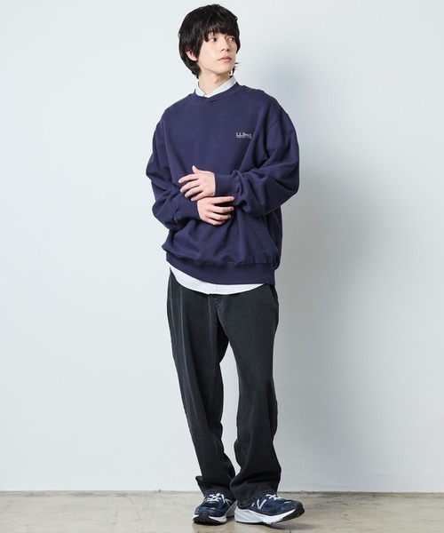 L.L.Bean（エルエルビーン）の「【JAPAN EDITION】スミスフィールド・クルーネック・スウェットシャツ（スウェット・メンズ・ブラック/ライトグレー/マジェンタ/ネイビー/ブルー系・X-LARGE/LARGE/MEDIUM/SMALL）」の17枚目の写真