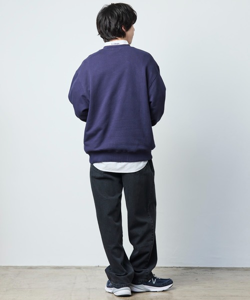 L.L.Bean（エルエルビーン）の「【JAPAN EDITION】スミスフィールド・クルーネック・スウェットシャツ（スウェット・メンズ・ブラック/ライトグレー/マジェンタ/ネイビー/ブルー系・X-LARGE/LARGE/MEDIUM/SMALL）」の19枚目の写真