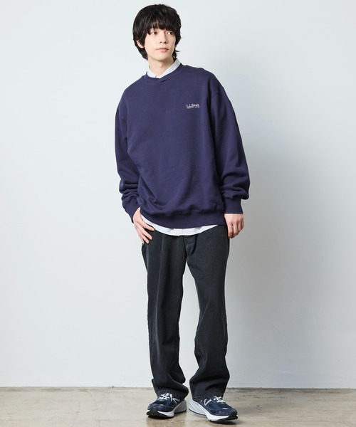 L.L.Bean（エルエルビーン）の「【JAPAN EDITION】スミスフィールド・クルーネック・スウェットシャツ（スウェット・メンズ・ブラック/ライトグレー/マジェンタ/ネイビー/ブルー系・X-LARGE/LARGE/MEDIUM/SMALL）」の16枚目の写真