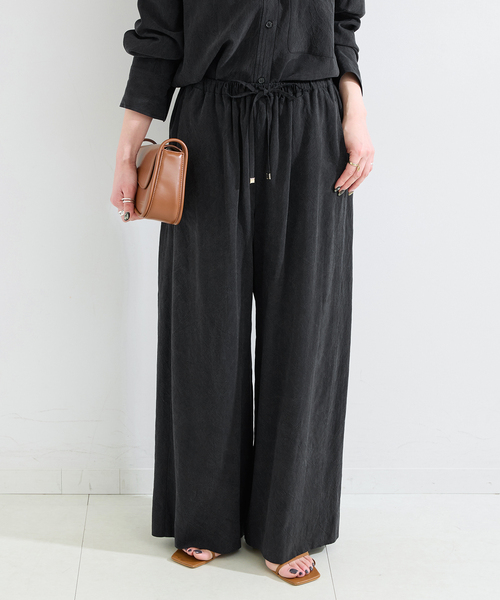 B.C STOCK（ベーセーストック）の「手洗い可 / フィブリルRelaxパンツ（スラックス・レディース・ベージュ/チャコールグレー/ブラック・SMALL/MEDIUM）」の19枚目の写真