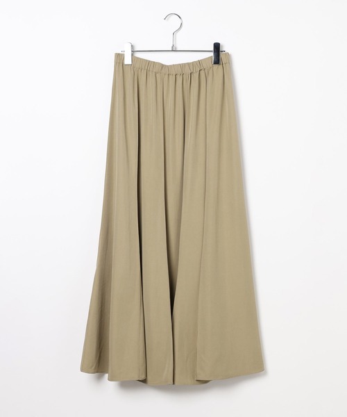 LEPSIM(レプシィム)の「パネルフレアスカート 647509(スカート・レディース・ベージュ/ブラック・FREE)」の3枚目の写真