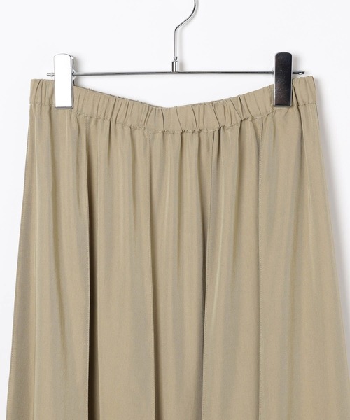 LEPSIM(レプシィム)の「パネルフレアスカート 647509(スカート・レディース・ベージュ/ブラック・FREE)」の6枚目の写真