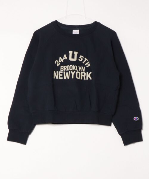 Champion(チャンピオン)の「【Champion】CW-E002 RAGLAN SLEEVE SWEATSHIRT(スウェット・レディース・グレー/ネイビー/ブラック・L/M)」の3枚目の写真