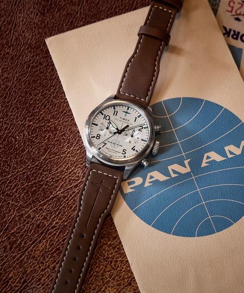 TIMEX(タイメックス)の「TIMEX/タイメックス TIMEX x Pan Am ウォーターベリー 腕時計 TX-TW2Y38700 メンズ(アナログ腕時計・メンズ・シルバー・FREE)」の3枚目の写真