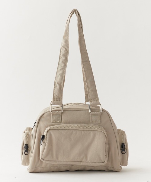 AO2(アオズ)の「Single-handle nylon handbag with gusset / ワンハンドル マチあり ナイロンハンドバッグ 秋 秋服 2026年秋冬(ハンドバッグ・レディース・グレー/ブラック/オリーブ/ブラウン・FREE)」の21枚目の写真