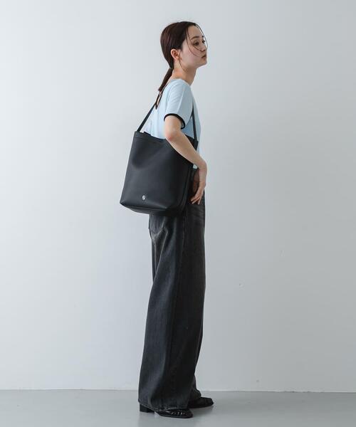 SENSE OF PLACE by URBAN RESEARCH（センスオブプレイスバイアーバンリサーチ）の「バケツバッグ（ショルダーバッグ・レディース・ブラウン/ブラック/アイボリー・ONE）」の6枚目の写真