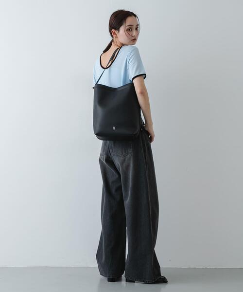 SENSE OF PLACE by URBAN RESEARCH（センスオブプレイスバイアーバンリサーチ）の「バケツバッグ（ショルダーバッグ・レディース・ブラウン/ブラック/アイボリー・ONE）」の8枚目の写真