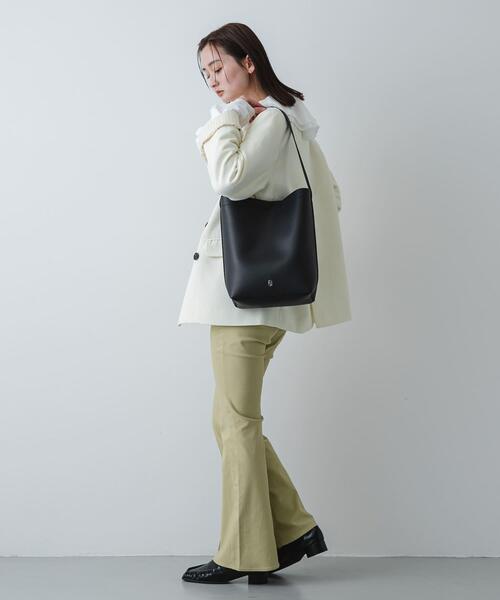 SENSE OF PLACE by URBAN RESEARCH（センスオブプレイスバイアーバンリサーチ）の「バケツバッグ（ショルダーバッグ・レディース・ブラウン/ブラック/アイボリー・ONE）」の10枚目の写真