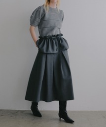 FRILL 2WAY TIGHT SKIRT（スカート）｜MANOF（マノフ）のファッション