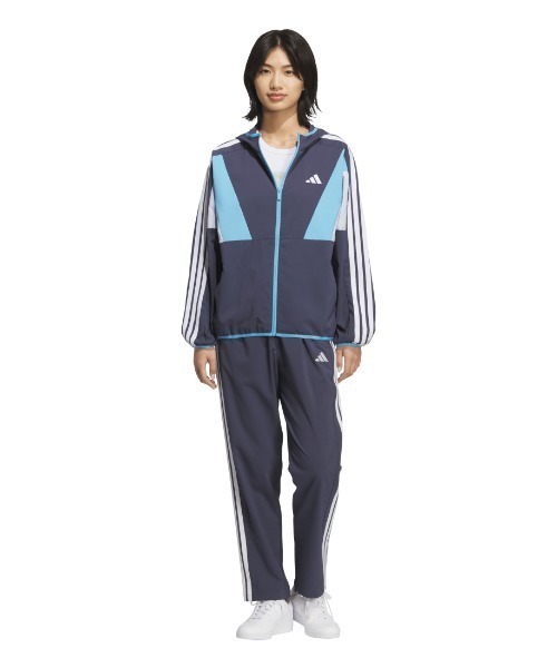 adidas(アディダス)の「アディダス adidas チームス ルーズフィット クロス パンツ(その他パンツ・レディース・ネイビー/ブラック・S/M/L/XL)」の8枚目の写真