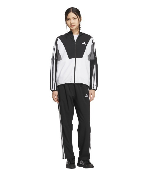 adidas(アディダス)の「アディダス adidas チームス ルーズフィット クロス パンツ(その他パンツ・レディース・ネイビー/ブラック・S/M/L/XL)」の4枚目の写真