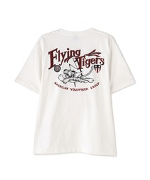 《WEB＆DEPOT限定》EMBROIDERY T-SHIRT FLYING TIGERS / シシュウ ティーシャツ フライング タイガース / AVIREX / アヴィレックス