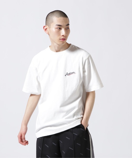AVIREX（アヴィレックス）の「《WEB＆DEPOT限定》EMBROIDERY T-SHIRT FLYING TIGERS / シシュウ ティーシャツ フライング タイガース / AVIREX / アヴィレックス（Tシャツ/カットソー・メンズ・レッド/ホワイト/サックスブルー/ブラック・XX-LARGE/X-LARGE/LARGE/MEDIUM）」の6枚目の写真