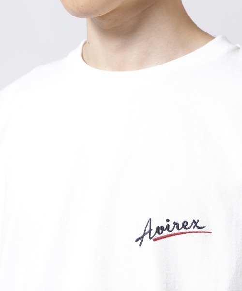 AVIREX（アヴィレックス）の「《WEB＆DEPOT限定》EMBROIDERY T-SHIRT FLYING TIGERS / シシュウ ティーシャツ フライング タイガース / AVIREX / アヴィレックス（Tシャツ/カットソー・メンズ・レッド/ホワイト/サックスブルー/ブラック・XX-LARGE/X-LARGE/LARGE/MEDIUM）」の11枚目の写真