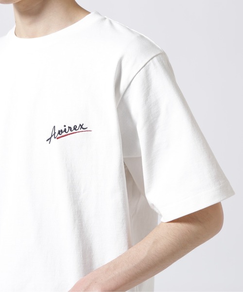 AVIREX（アヴィレックス）の「《WEB＆DEPOT限定》EMBROIDERY T-SHIRT FLYING TIGERS / シシュウ ティーシャツ フライング タイガース / AVIREX / アヴィレックス（Tシャツ/カットソー・メンズ・レッド/ホワイト/サックスブルー/ブラック・XX-LARGE/X-LARGE/LARGE/MEDIUM）」の12枚目の写真