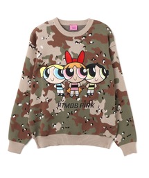 atmos pink | The Powerpuff Girls x atmos pink Embroidary Sweater / ザ パワーパフ ガールズ x アトモス ピンク エンブロイダリー セーター【SP】(ニット/セーター)