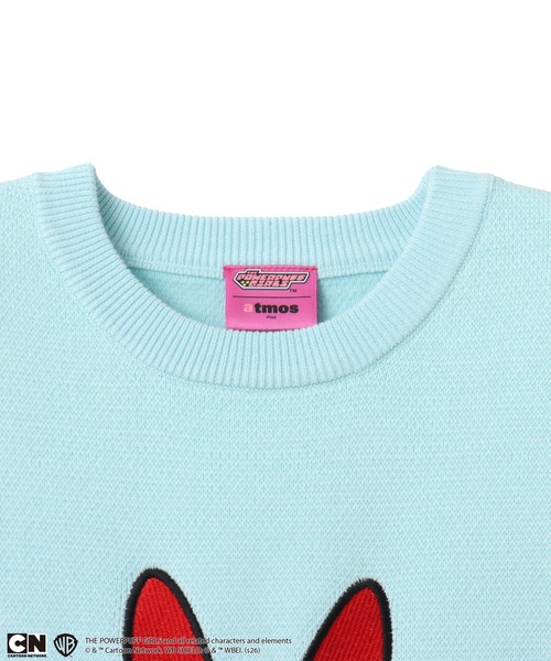 atmos pink（アトモスピンク）の「The Powerpuff Girls x atmos pink Embroidary Sweater / ザ パワーパフ ガールズ x アトモス ピンク エンブロイダリー セーター【SP】（ニット/セーター・レディース・サックスブルー/ピンク/カモフラージュ・FREE）」の4枚目の写真