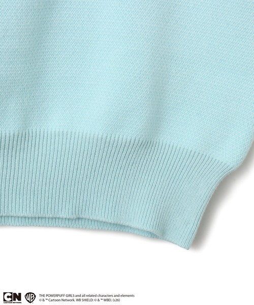 atmos pink（アトモスピンク）の「The Powerpuff Girls x atmos pink Embroidary Sweater / ザ パワーパフ ガールズ x アトモス ピンク エンブロイダリー セーター【SP】（ニット/セーター・レディース・サックスブルー/ピンク/カモフラージュ・FREE）」の7枚目の写真