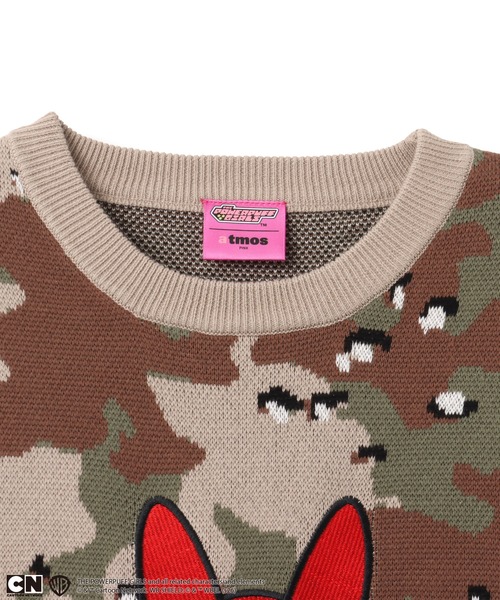 atmos pink（アトモスピンク）の「The Powerpuff Girls x atmos pink Embroidary Sweater / ザ パワーパフ ガールズ x アトモス ピンク エンブロイダリー セーター【SP】（ニット/セーター・レディース・サックスブルー/ピンク/カモフラージュ・FREE）」の9枚目の写真