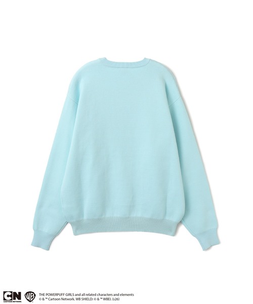 atmos pink（アトモスピンク）の「The Powerpuff Girls x atmos pink Embroidary Sweater / ザ パワーパフ ガールズ x アトモス ピンク エンブロイダリー セーター【SP】（ニット/セーター・レディース・サックスブルー/ピンク/カモフラージュ・FREE）」の8枚目の写真