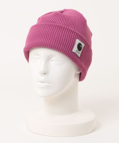 OVERRIDE（オーバーライド）の「OVERRIDE  REP LOGO LABEL WATCH / オーバーライド（ニットキャップ/ビーニー・メンズ・ダークブルー/ブラック/アイボリー/ピンク・57~59cm）」の4枚目の写真