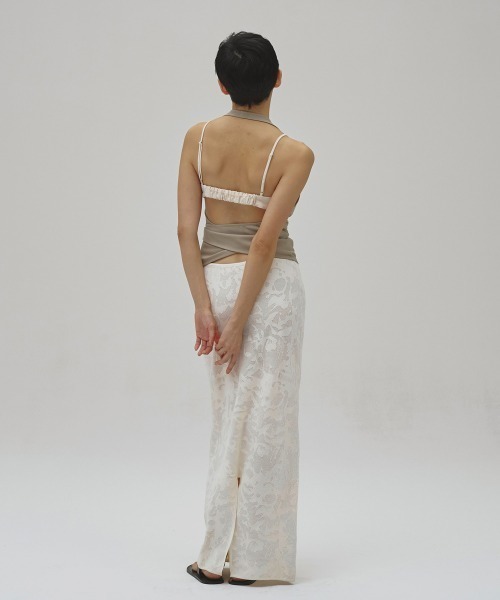 TODAYFUL（トゥデイフル）の「Jacquard Knit Skirt（スカート・レディース・チャコールグレー/キナリ・38inch/36inch）」の15枚目の写真