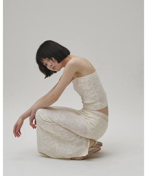 TODAYFUL（トゥデイフル）の「Jacquard Knit Skirt（スカート・レディース・チャコールグレー/キナリ・38inch/36inch）」の6枚目の写真