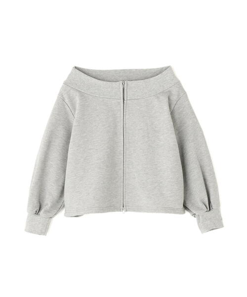 FREE'S MART（フリーズマート）の「◆〈ＭＦＭ〉袖バルーンオフショルＺＩＰカットソー（Tシャツ/カットソー・レディース・グレー系その他/ホワイト系その他・FREE）」の10枚目の写真