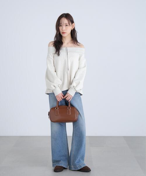 FREE'S MART(フリーズマート)の「◆〈MFM〉袖バルーンオフショルZIPカットソー(Tシャツ/カットソー・レディース・グレー系その他/ホワイト系その他・FREE)」の19枚目の写真
