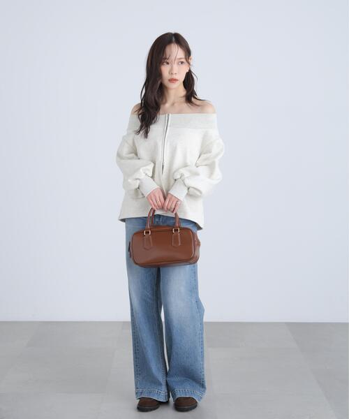 FREE'S MART(フリーズマート)の「◆〈MFM〉袖バルーンオフショルZIPカットソー(Tシャツ/カットソー・レディース・グレー系その他/ホワイト系その他・FREE)」の17枚目の写真