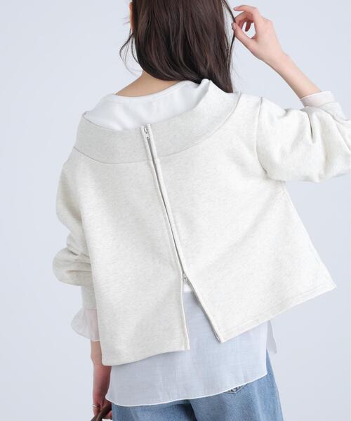 FREE'S MART(フリーズマート)の「◆〈MFM〉袖バルーンオフショルZIPカットソー(Tシャツ/カットソー・レディース・グレー系その他/ホワイト系その他・FREE)」の16枚目の写真