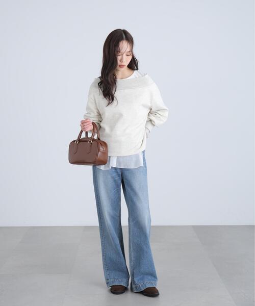 FREE'S MART(フリーズマート)の「◆〈MFM〉袖バルーンオフショルZIPカットソー(Tシャツ/カットソー・レディース・グレー系その他/ホワイト系その他・FREE)」の14枚目の写真