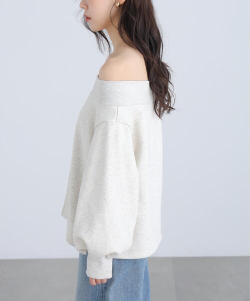 FREE'S MART(フリーズマート)の「◆〈MFM〉袖バルーンオフショルZIPカットソー(Tシャツ/カットソー・レディース・グレー系その他/ホワイト系その他・FREE)」の11枚目の写真