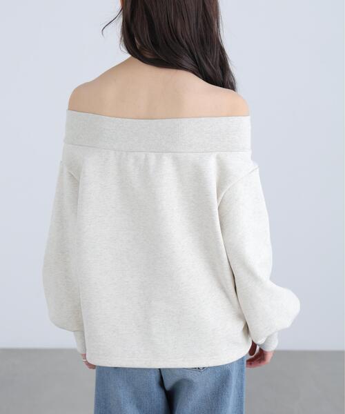 FREE'S MART(フリーズマート)の「◆〈MFM〉袖バルーンオフショルZIPカットソー(Tシャツ/カットソー・レディース・グレー系その他/ホワイト系その他・FREE)」の10枚目の写真