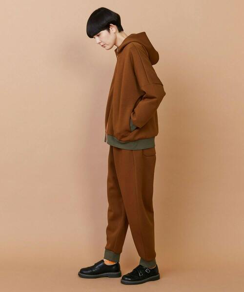 FRAPBOIS（フラボア）の「ライトスウェット（パーカー・レディース・ブラウン/ネイビー・1/2）」の10枚目の写真