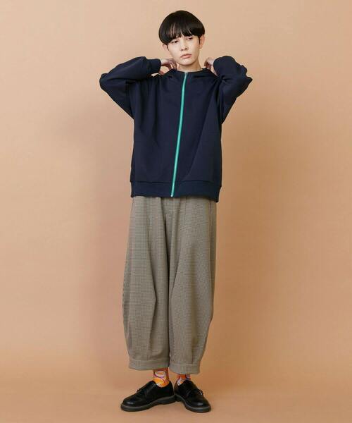 FRAPBOIS（フラボア）の「ライトスウェット（パーカー・レディース・ブラウン/ネイビー・1/2）」の18枚目の写真