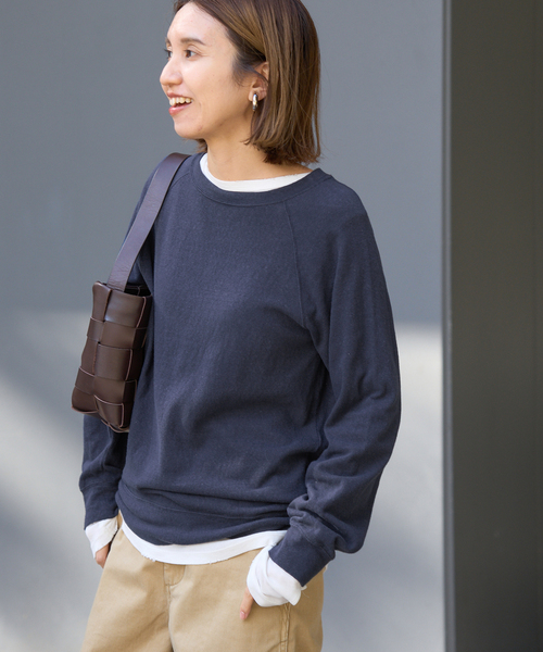 FRAMeWORK（フレームワーク）の「≪追加≫NEWスラブベアテンプルオーバー 2（Tシャツ/カットソー・レディース・グレー/アイボリー/ネイビー/ホワイト・FREE）」の4枚目の写真