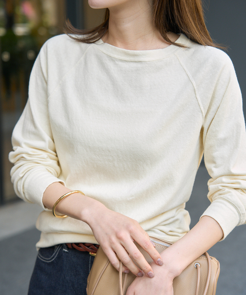 FRAMeWORK（フレームワーク）の「≪追加≫NEWスラブベアテンプルオーバー 2（Tシャツ/カットソー・レディース・グレー/アイボリー/ネイビー/ホワイト・FREE）」の3枚目の写真